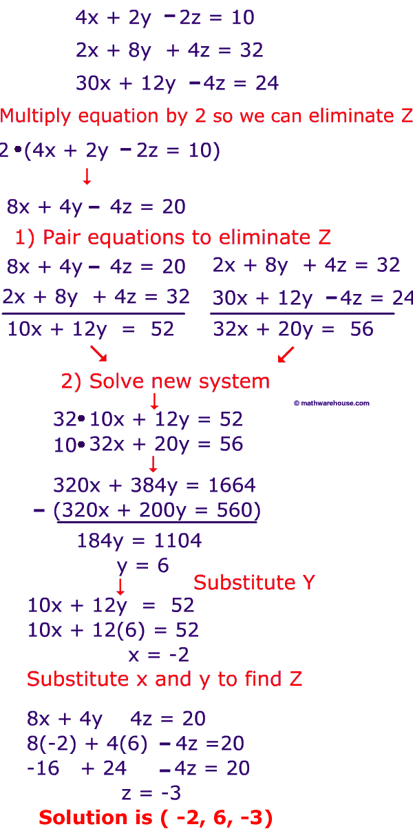 Solving Systems Of Equations By Elimination Worksheet Work - solving