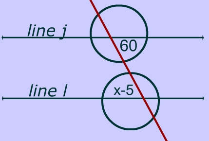 lines l and j be parallel?