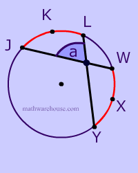 example of angle formed by intersecting chords