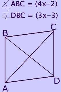 Rhombus Angles Practice Problem