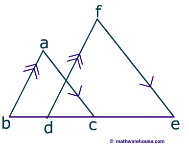 Theorems and Postulates that prove two triangles are similar. How to