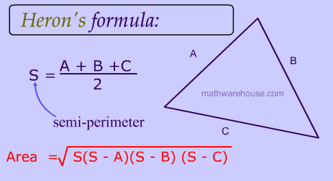 Picture of Herons Formula