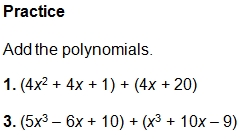 Add Sub Polynomial