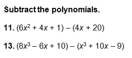 Add Sub Polynomial