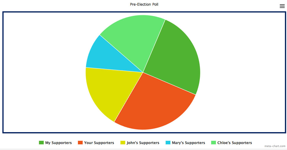 Meta Chart Pie Graph