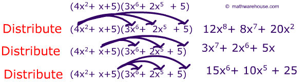 multiply polynomial by polynomial 2