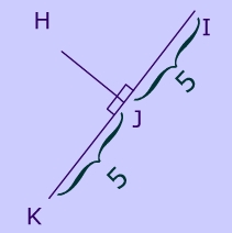 Picture of perpendicular bisector