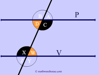 Alternate Interior Angles Formed by Parallel Lines and Transversal