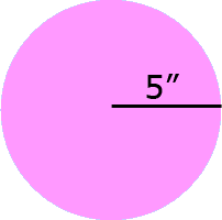 Area of circle, formula and illustrated lesson: how to calculate the area  of a circle