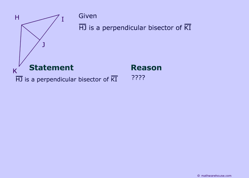 Statement And Reason Chart