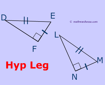 HYP leg theorem quiz question