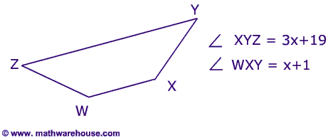 Same Side interior angles of trapezoid