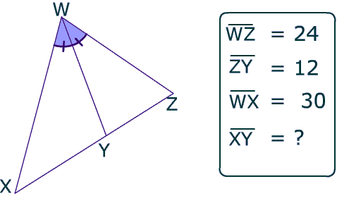 Angle bisector theorem problem