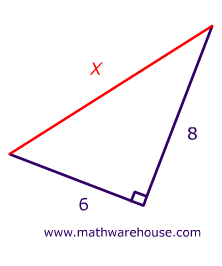3, 4, 5 right triangle