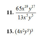 Simplify Polynomials