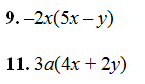 Example Questions 9-11