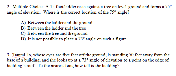 Example Questions 2-3