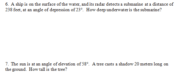 Example Questions 6-7